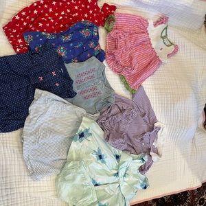 8 summer baby girl dresses, romper, and bodysuits!